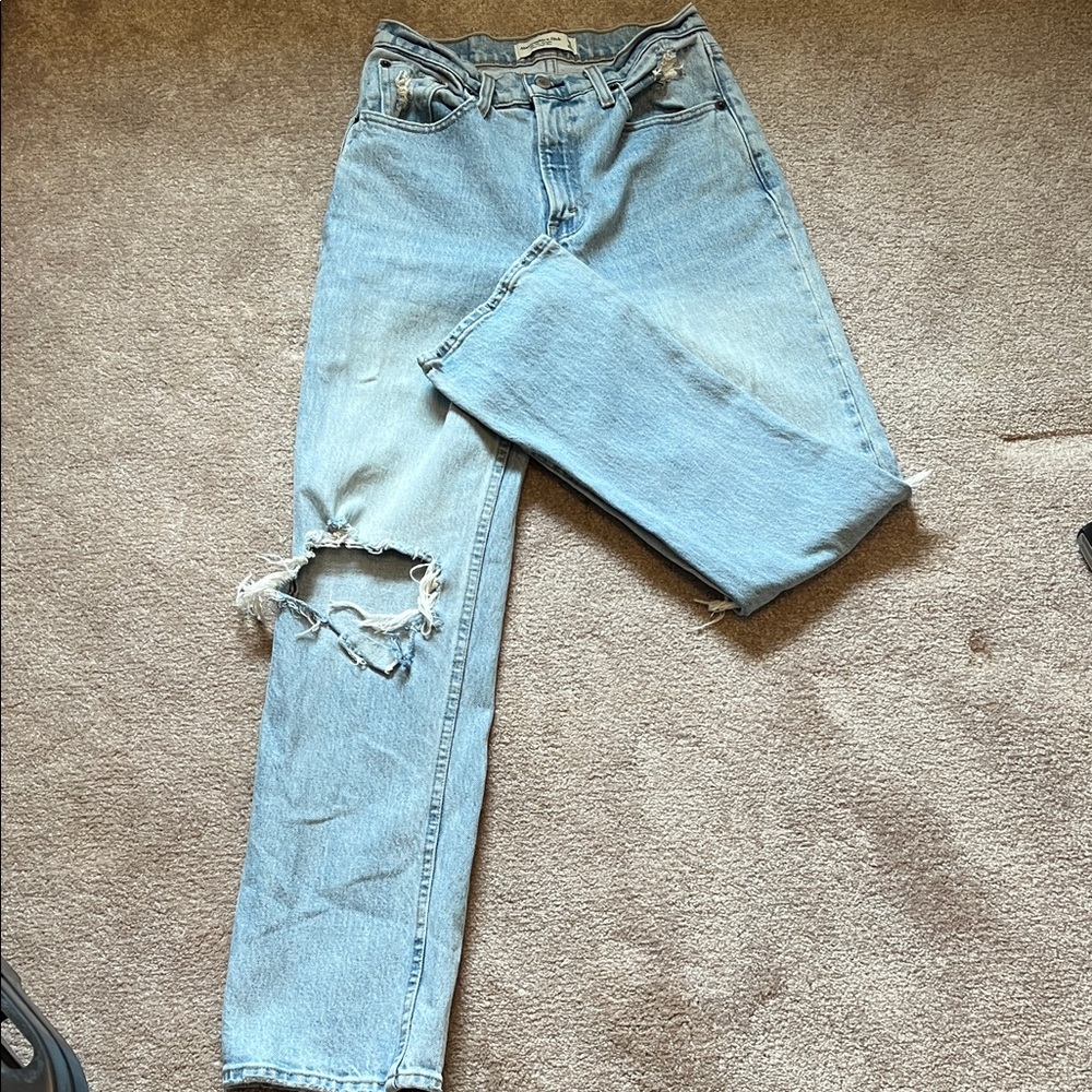 Abercrombie & Fitch The 90’s straight Women's Ultra High Rise Jeans 26